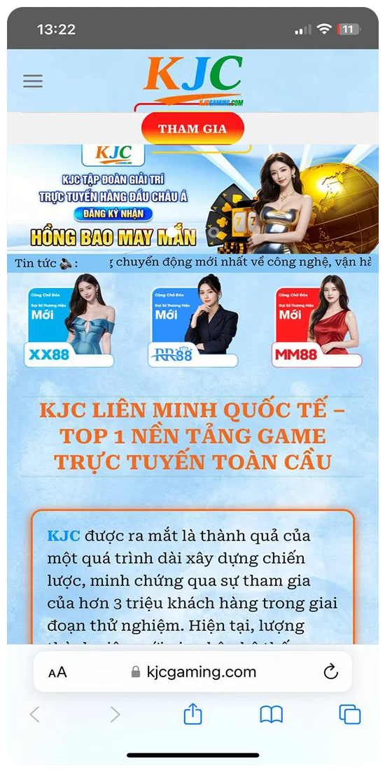 app kjcgaming chính thức
